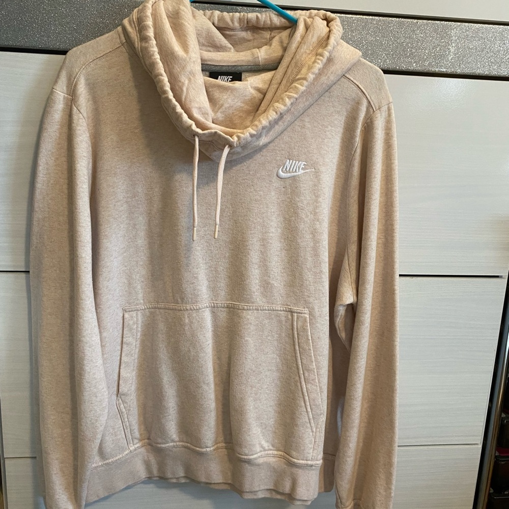 Light pink / Oatmeal   Nike cowl neck hoodie